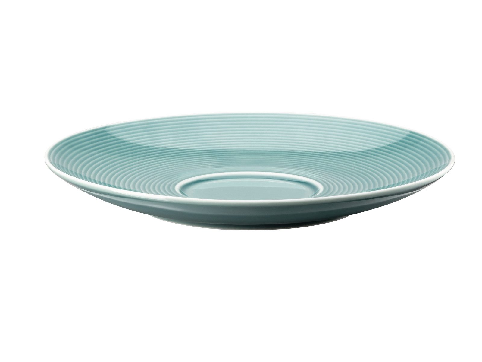 Thomas Porzellan Untertasse Loft Colour Ice Blue Kombi-Untertasse 18 cm, Untertasse