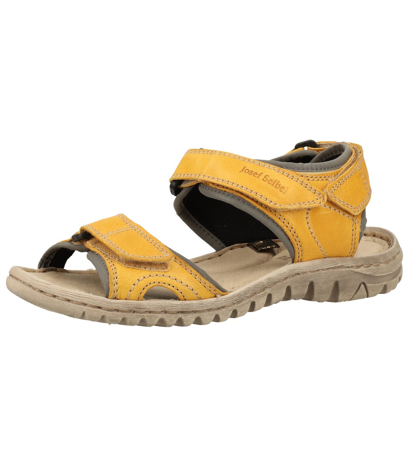 Josef Seibel Sandalen Leder/Textil Gelb Trekkingsandale