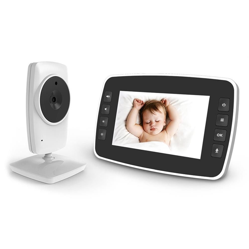 Jioson Babyphone Babyphone mit Kamera 4.3" Digital Funk Drahtloser Video Baby Monitor, 1-tlg., 2-Wege-Audio, VOX Modus, Nachtsicht, Temperatursensor