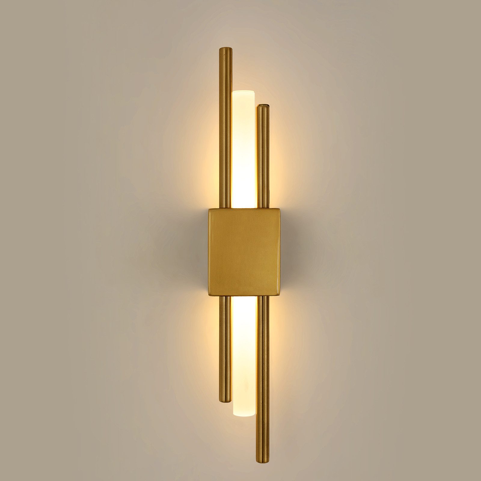 Goeco LED Wandleuchte Lange Streifenwandleuchte,LED Energiesparlampe,Gold günstig online kaufen
