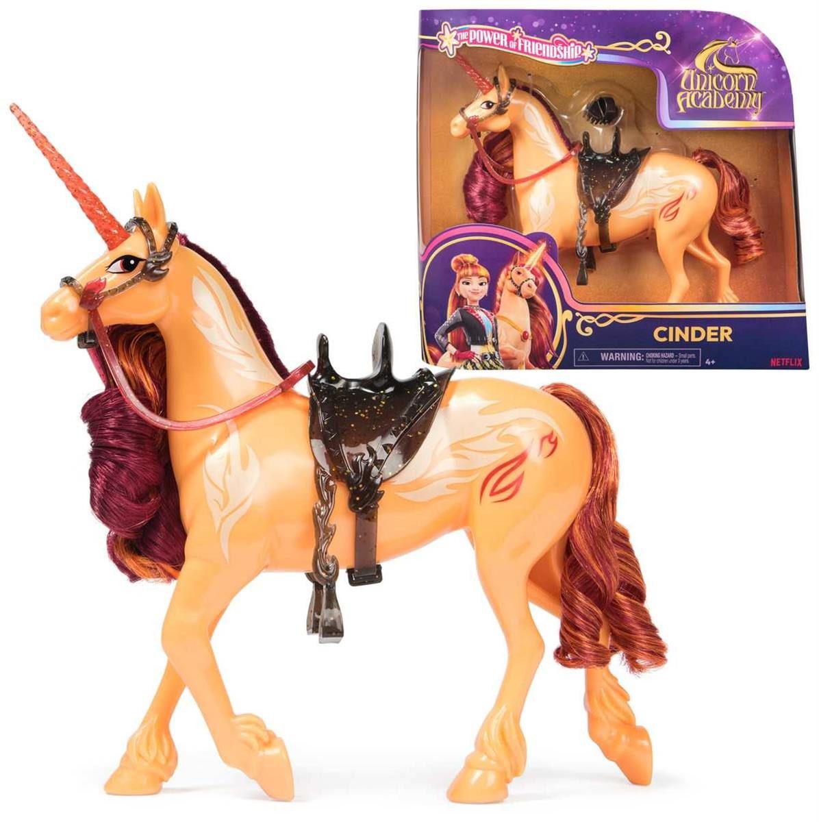Spin Master Actionfigur Unicorn Academy Einhorn Cinder 28 cm Original Valentina Netflix-Serie