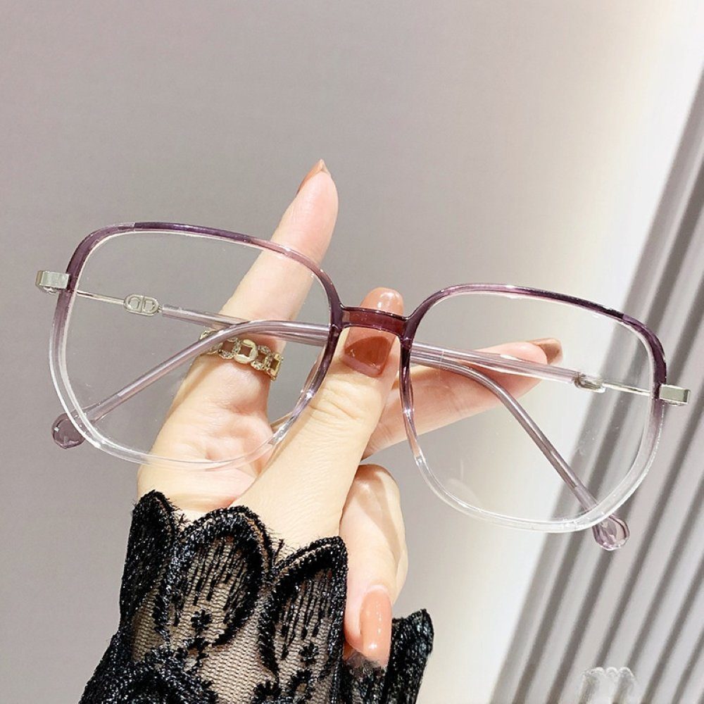 PACIEA Lesebrille Damen Blaulichtfilter Glitzerrand Oversized Anti-Müdigkeit