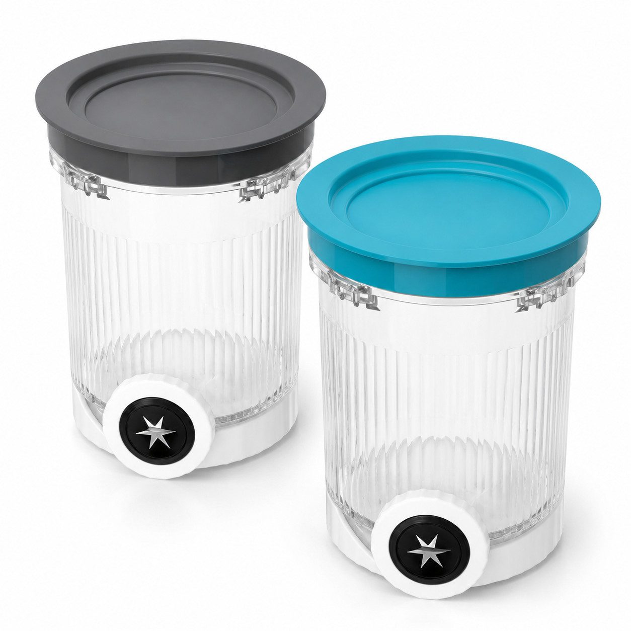 Fyrove Eisbereiteraufsatz Zubehör Behälter für Ninja Creami NC700 und NC701 Eismaschine, Zubehör für NC701, NC700, 480ml Eiscremebehälter, BPA-frei, luftdicht & spülmaschinenfest