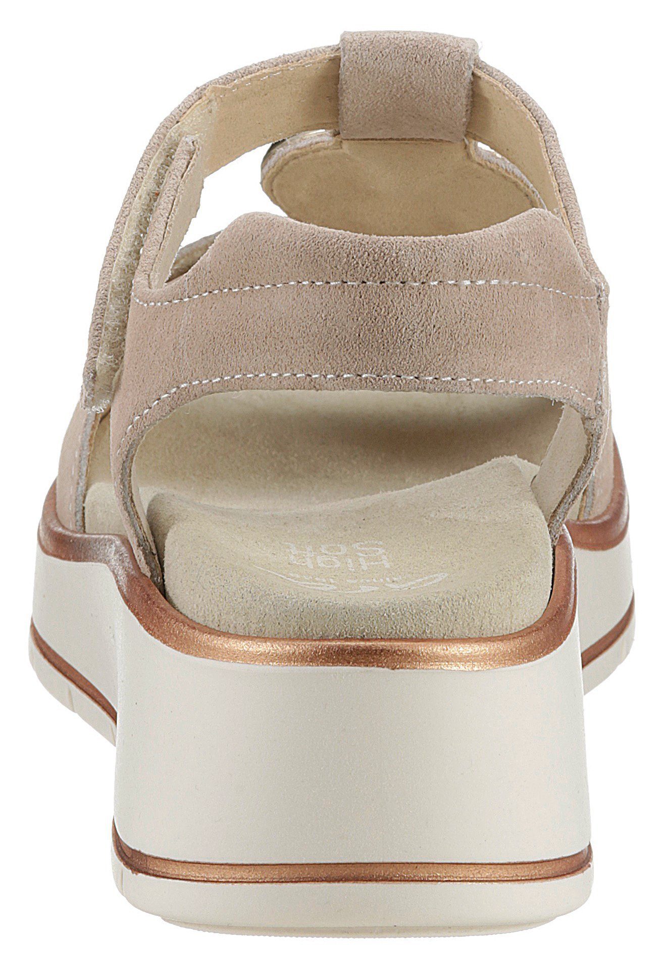 Ara SAPPORO Keilsandalette mit high H-Weite soft-Wechselfußbett