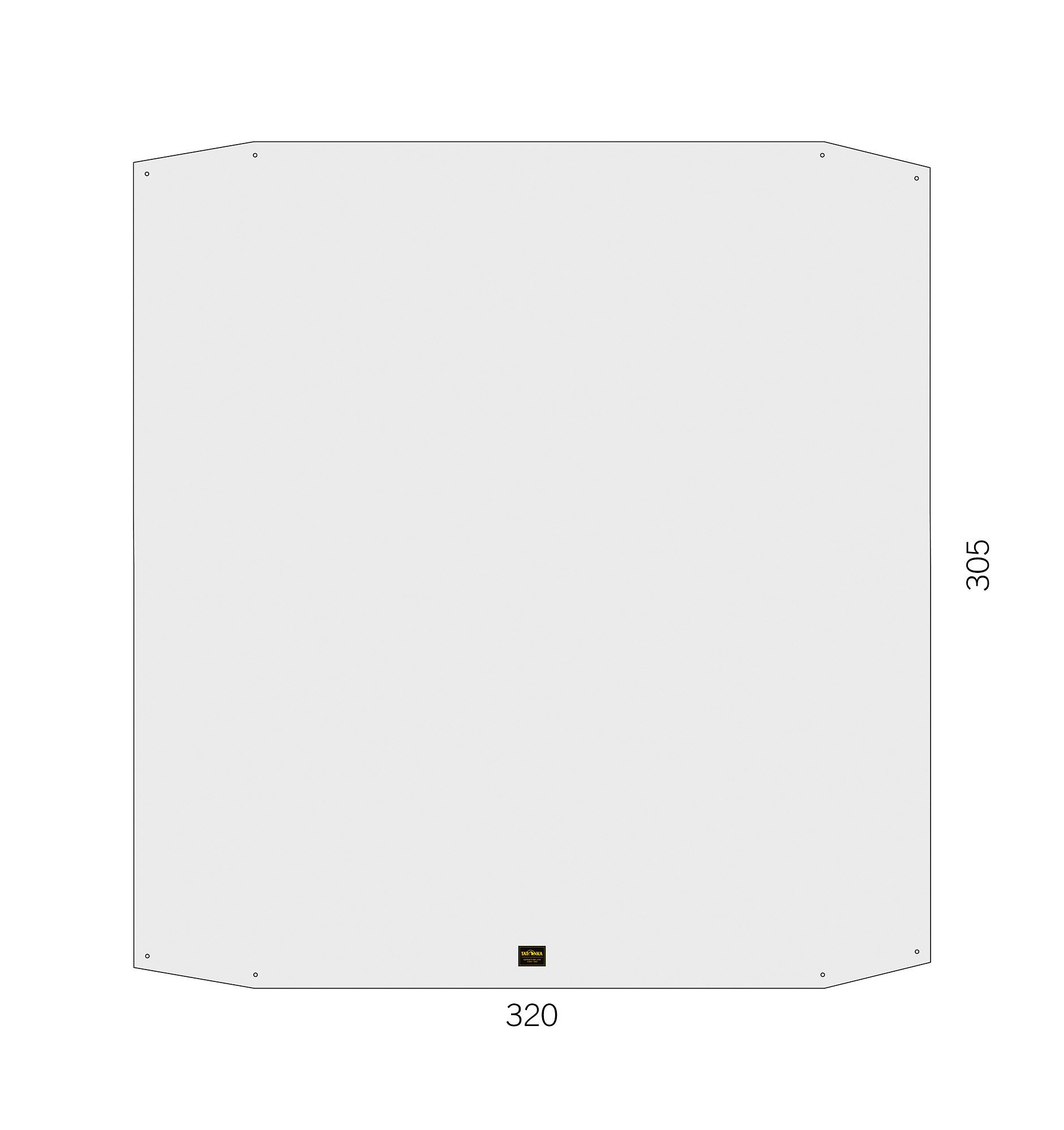 TATONKA® Zeltunterlage Van Camp Floor Sheet Zelt-Bodenplane