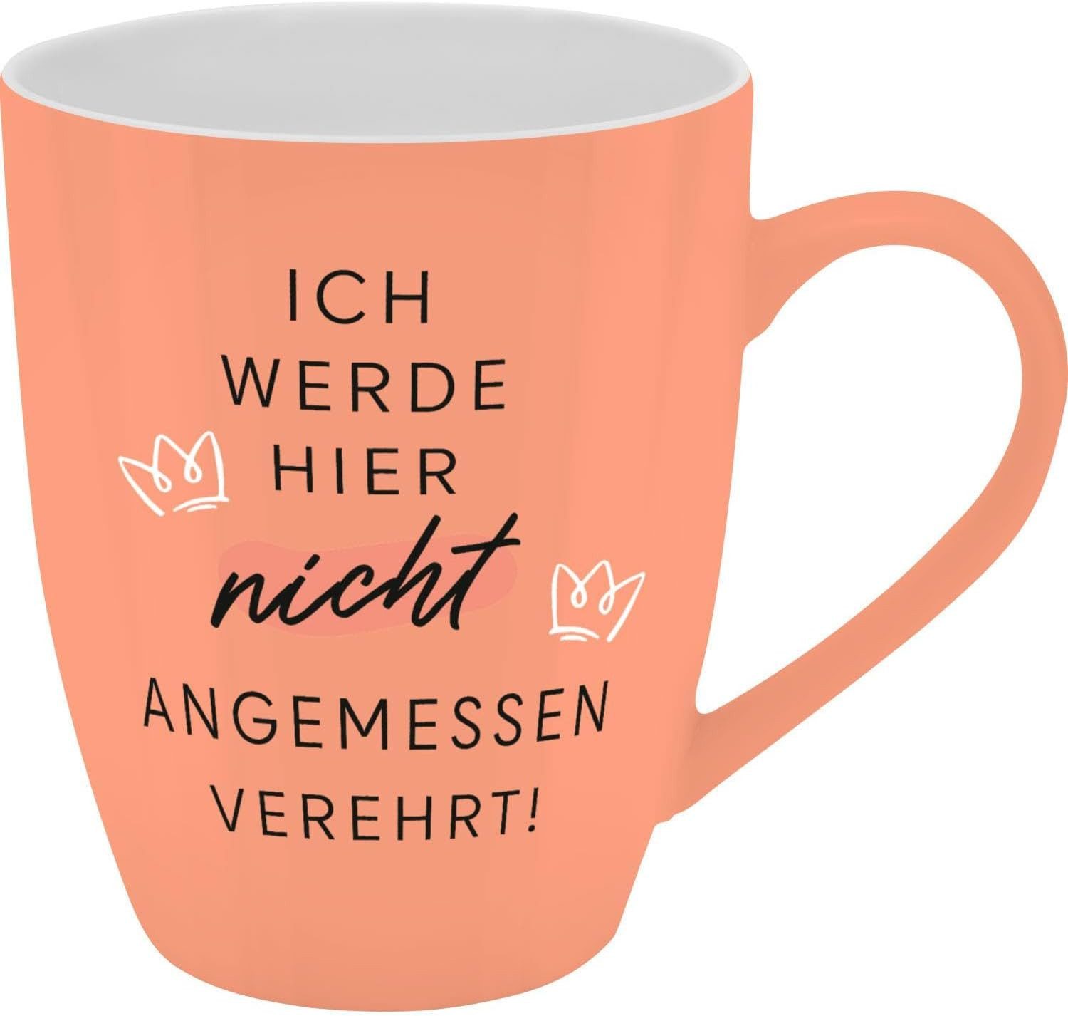 Sheepworld Tasse Sheepworld Becher mit Motiv, Serie "Böse Becher", Schwarzer Humor, New Bone China Porzellan