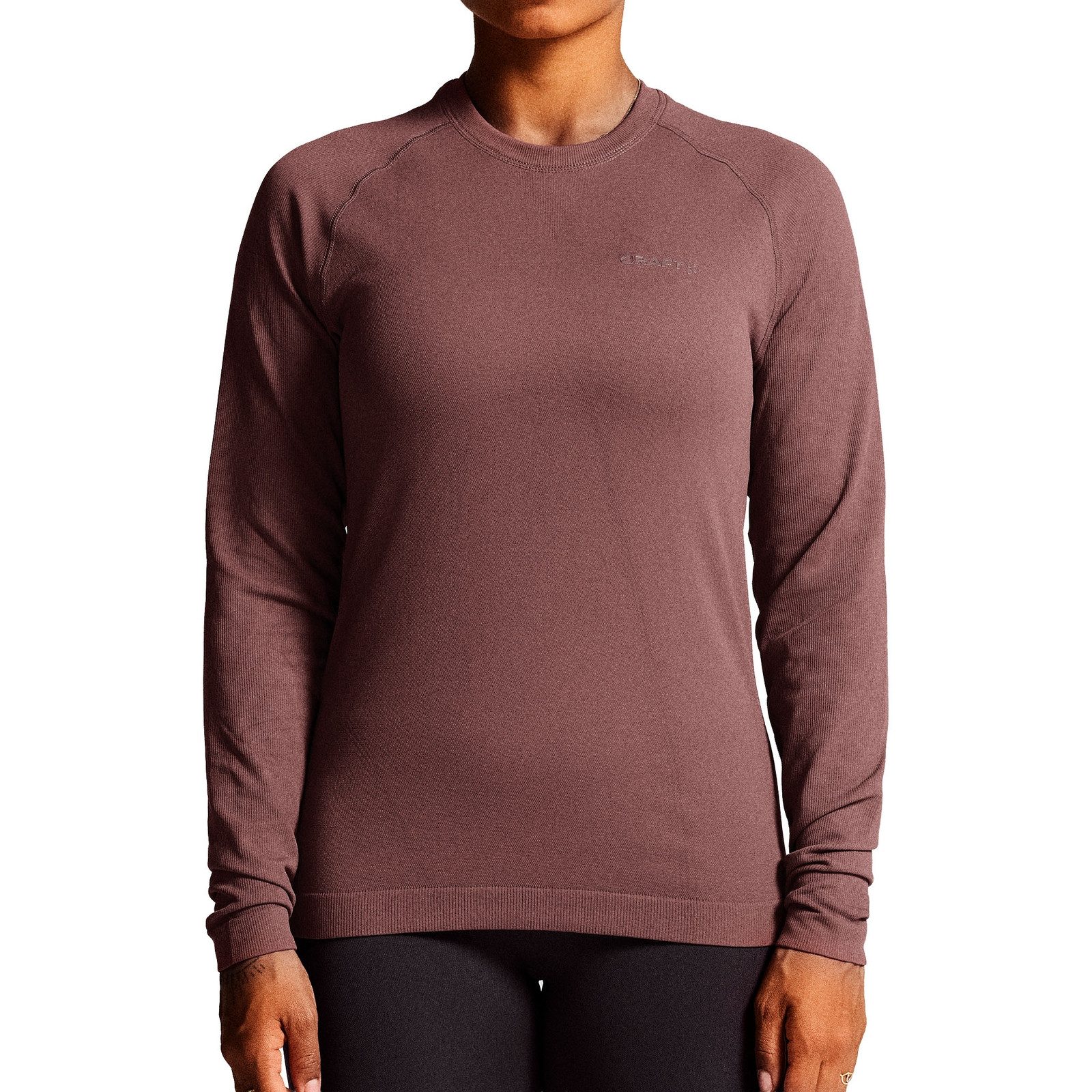 Craft Funktionsunterhemd Active Comfort Ls 2 W (1-St) mit Markenschriftzug auf der Brust