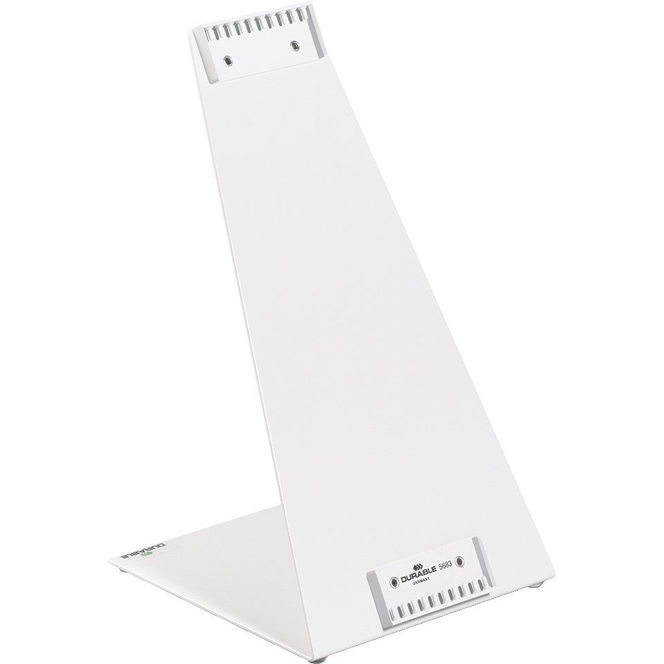 König Werbeanlagen Zeitungsständer DURABLE FUNCTION Table 10, Sichttafel-System für 10 Sichttafeln, grau, Metall, A4