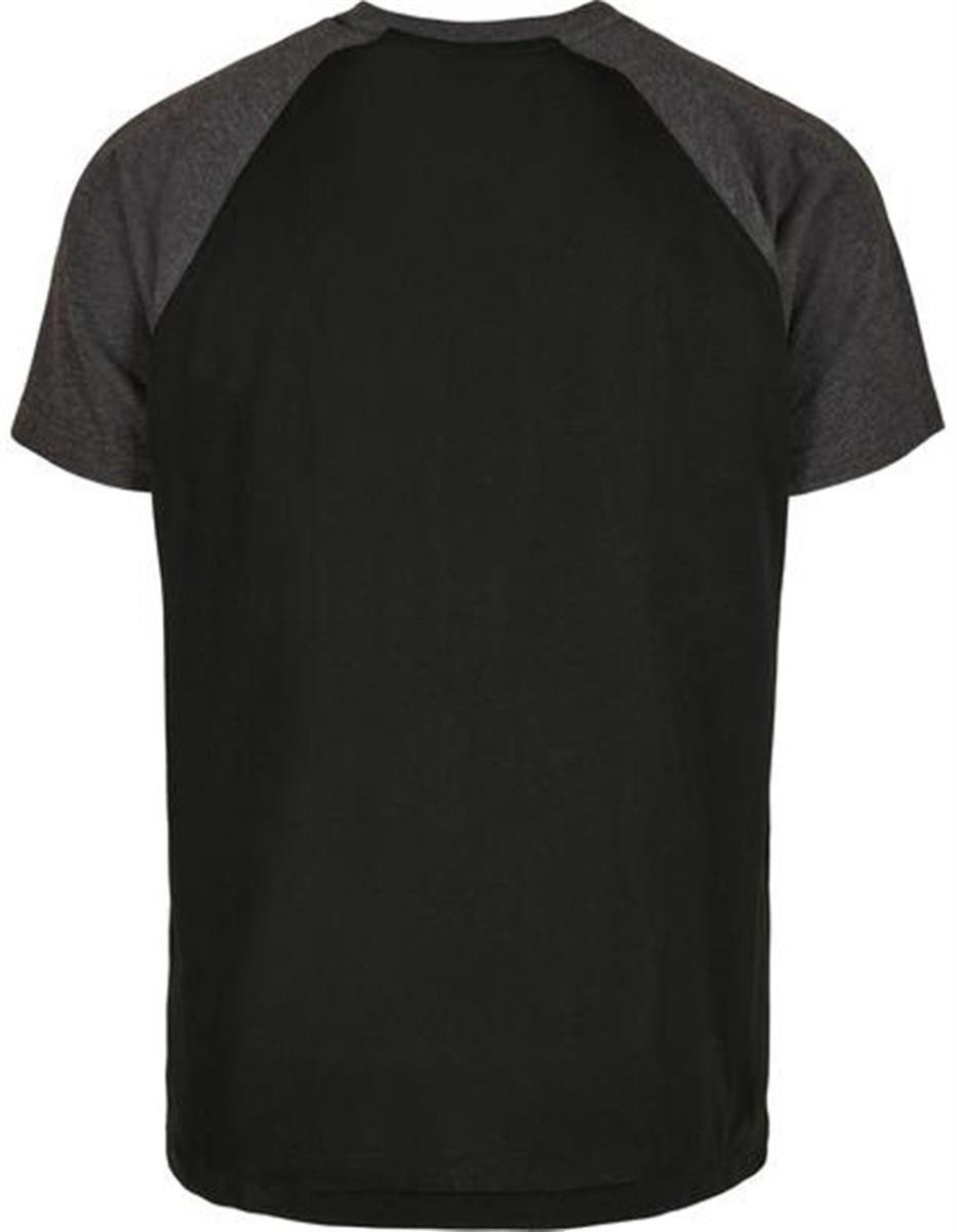 Build Your Brand Rundhalsshirt Raglan Contrast Herren T-Shirt