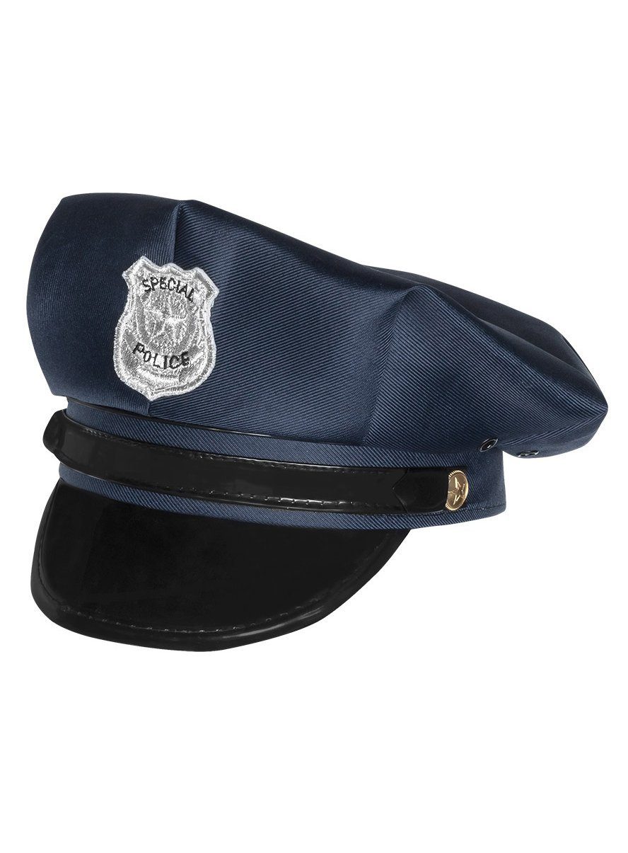 Boland Polizei-Kostüm US Polizeimütze, Größenverstellbare Mütze der 'Special Police'