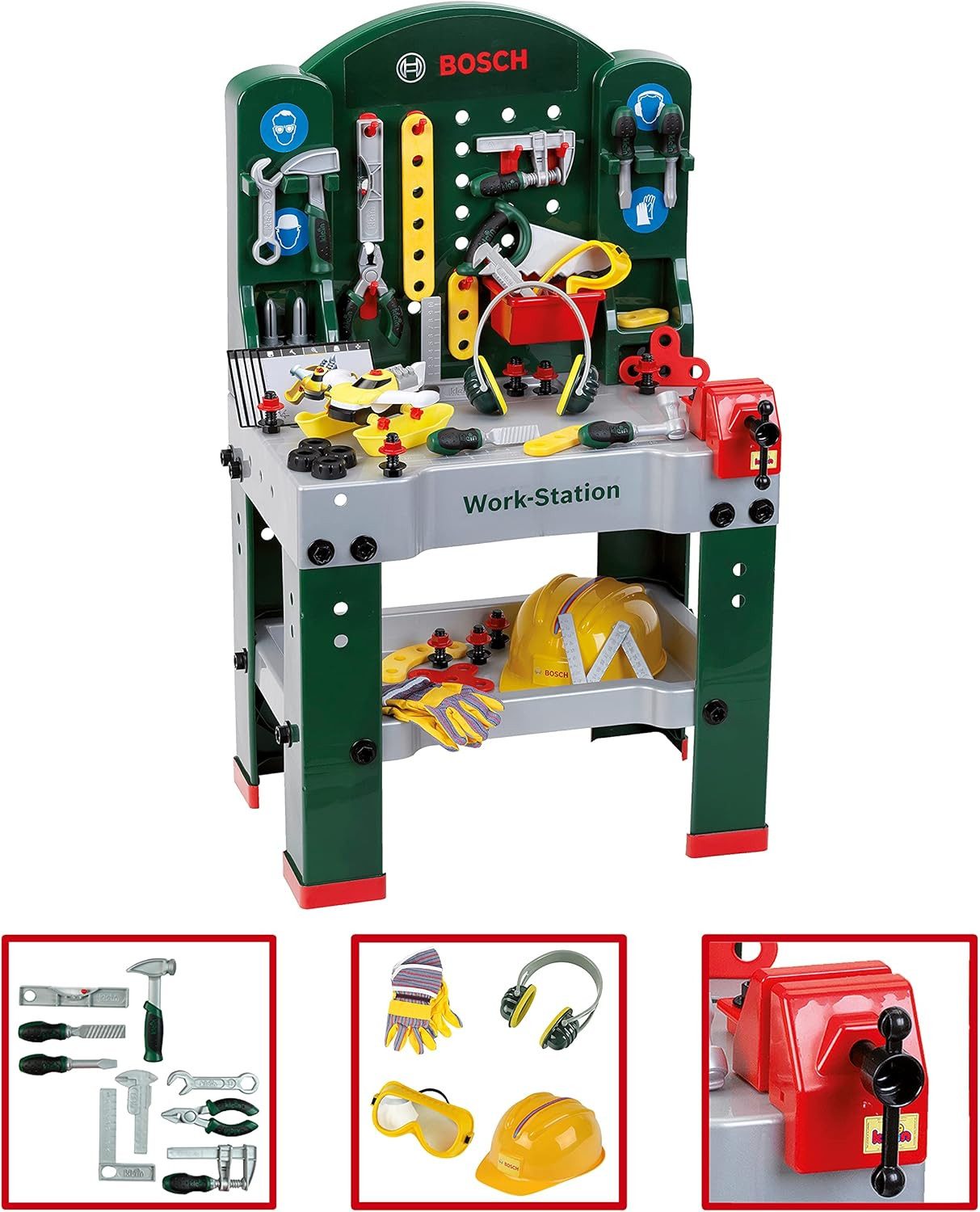 Theo Klein Kinder-Werkzeug-Set Theo Klein 8513 - Bosch Workstation Werkbank mit Werkzeug