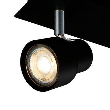 Briloner Leuchten LED Deckenleuchte 2861-035, LED wechselbar, Warmweiß, LED Deckenlampe inkl. 3 x GU10 460lm 3000K 5W