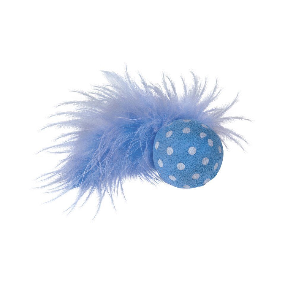 Nobby Tierball Ball mit Rassel, mit Feder