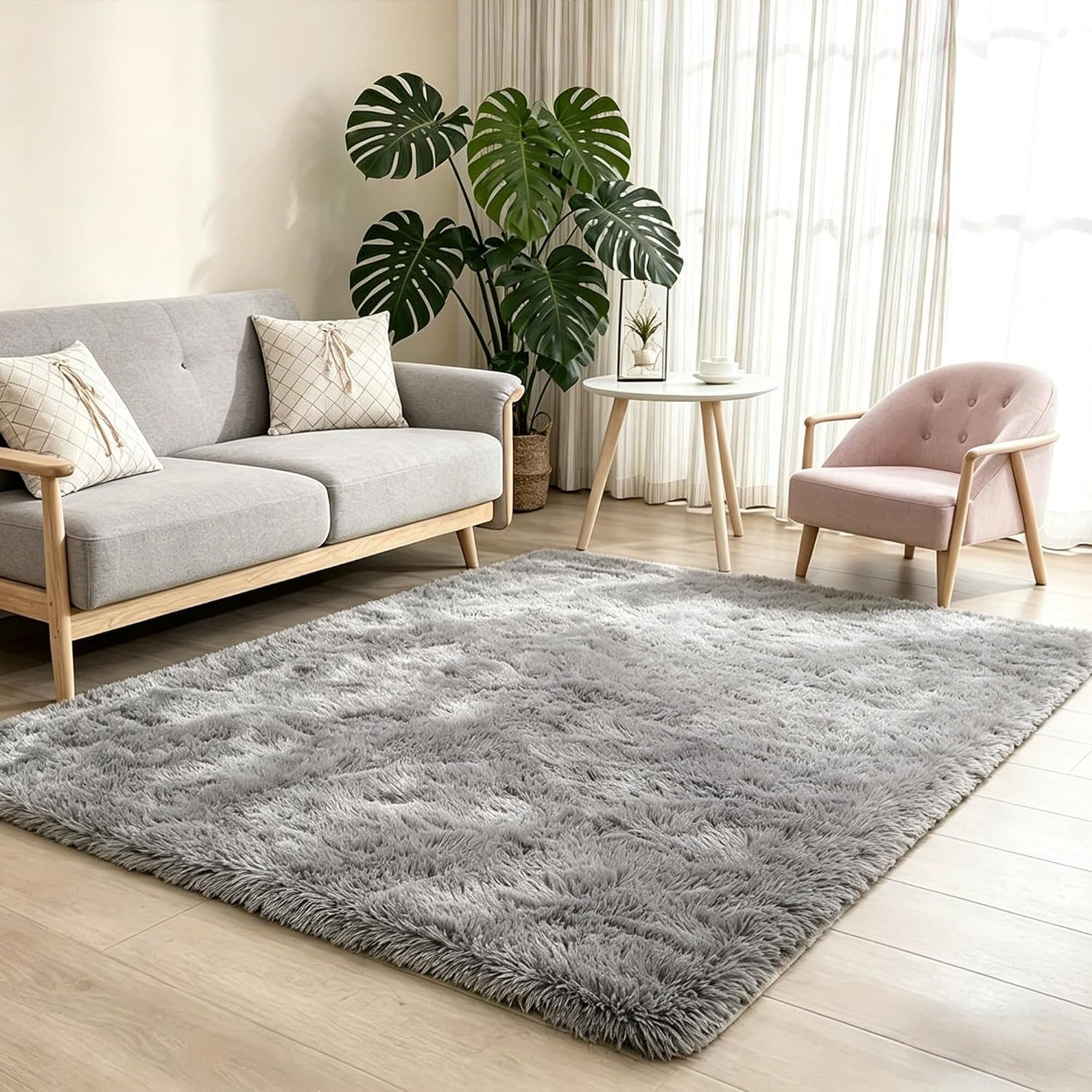 MCC direct Hochflor-Teppich Hochflor-Teppich – luxuriöser Flauschteppich - 7 Größen & 7 Farben
