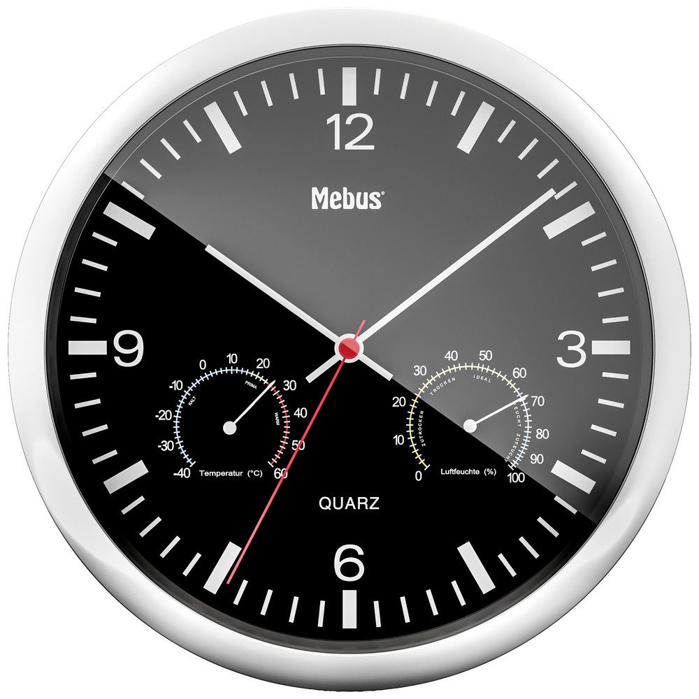 Mebus Wanduhr Mebus 56731 Quarz Wanduhr günstig online kaufen