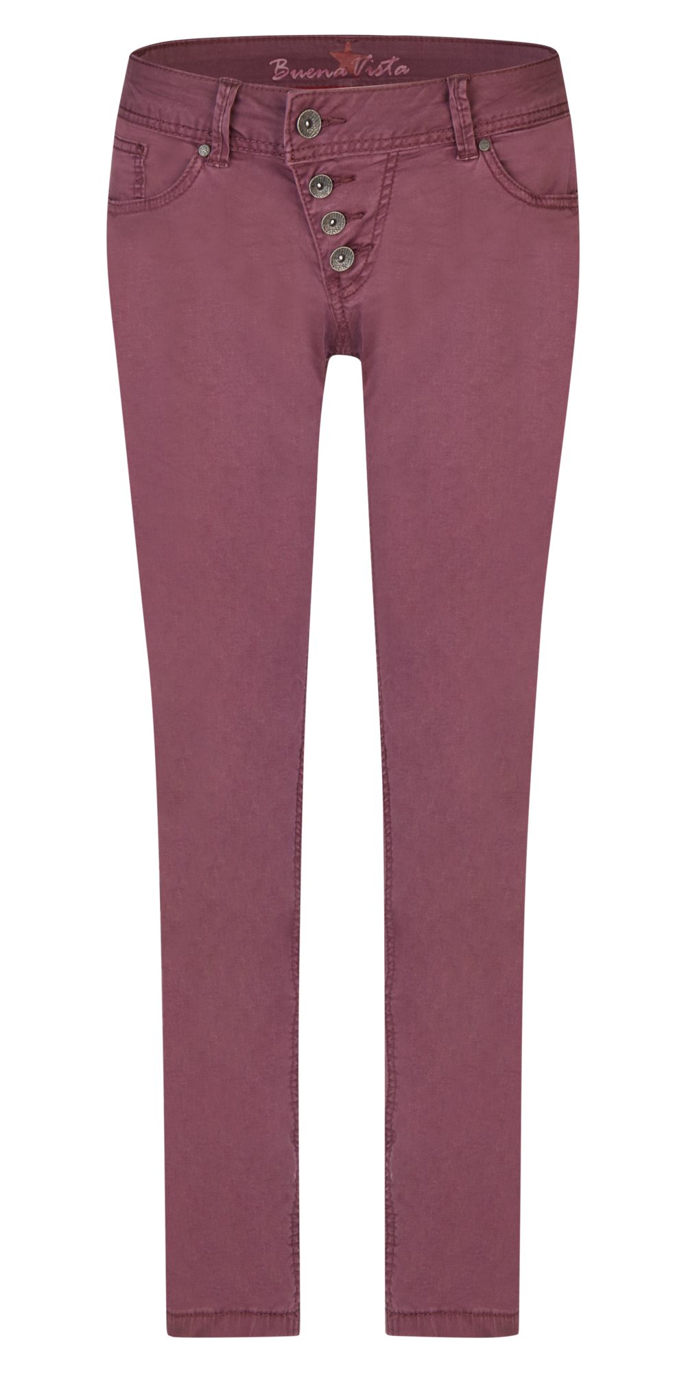 Buena Vista Stretch-Jeans BUENA VISTA MALIBU CROPPED red wine 2507 B5826 4003.4870 - Stretch