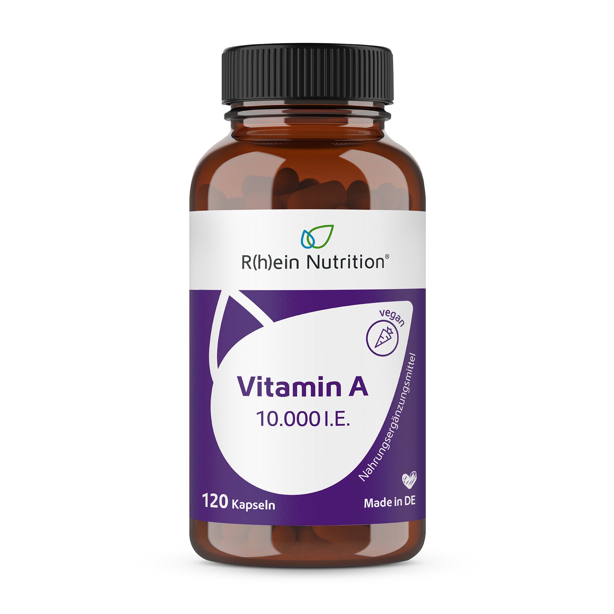 R(h)ein Nutrition Vitamin A 10.000 IE Kapseln, 120 St., 35.4 g