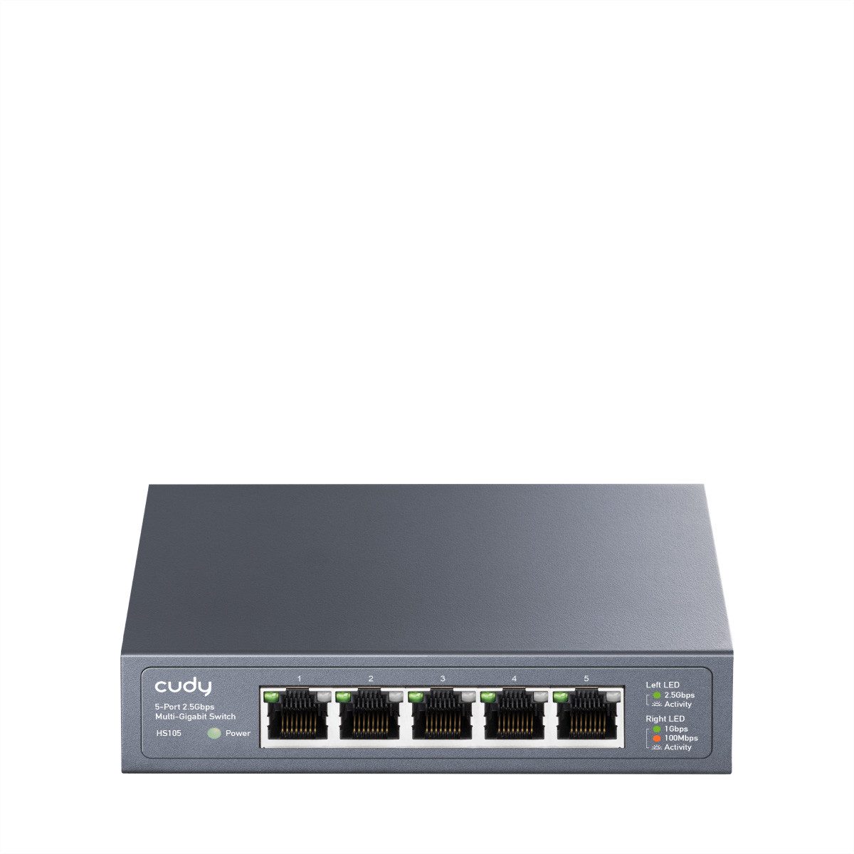 cudy HS105 5-Port 2.5G Metal Switch Netzwerk-Switch – Bild 2 von 3