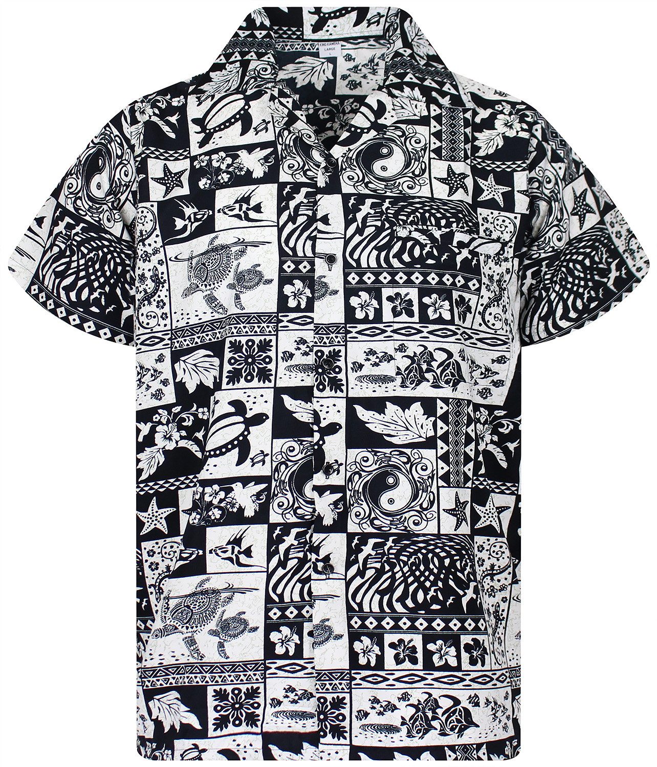 King Kameha Hawaiihemd Puzzle Funky Hawaii-Hemd günstig online kaufen