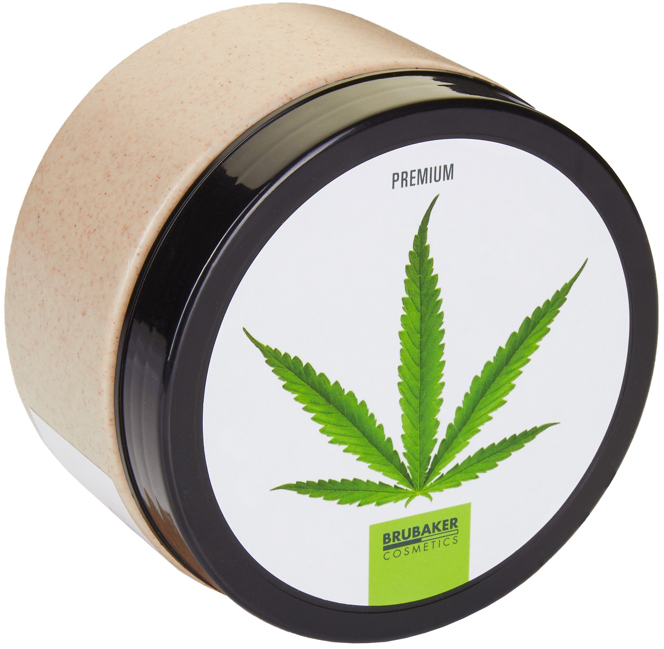 BRUBAKER Pflege-Geschenkset Hanf Beauty Geschenkset mit Minze & Aloe Vera Duft, 5-tlg., Damen Badeset mit Deko-Tablett aus Holz, Beauty Pflegeset für Frauen