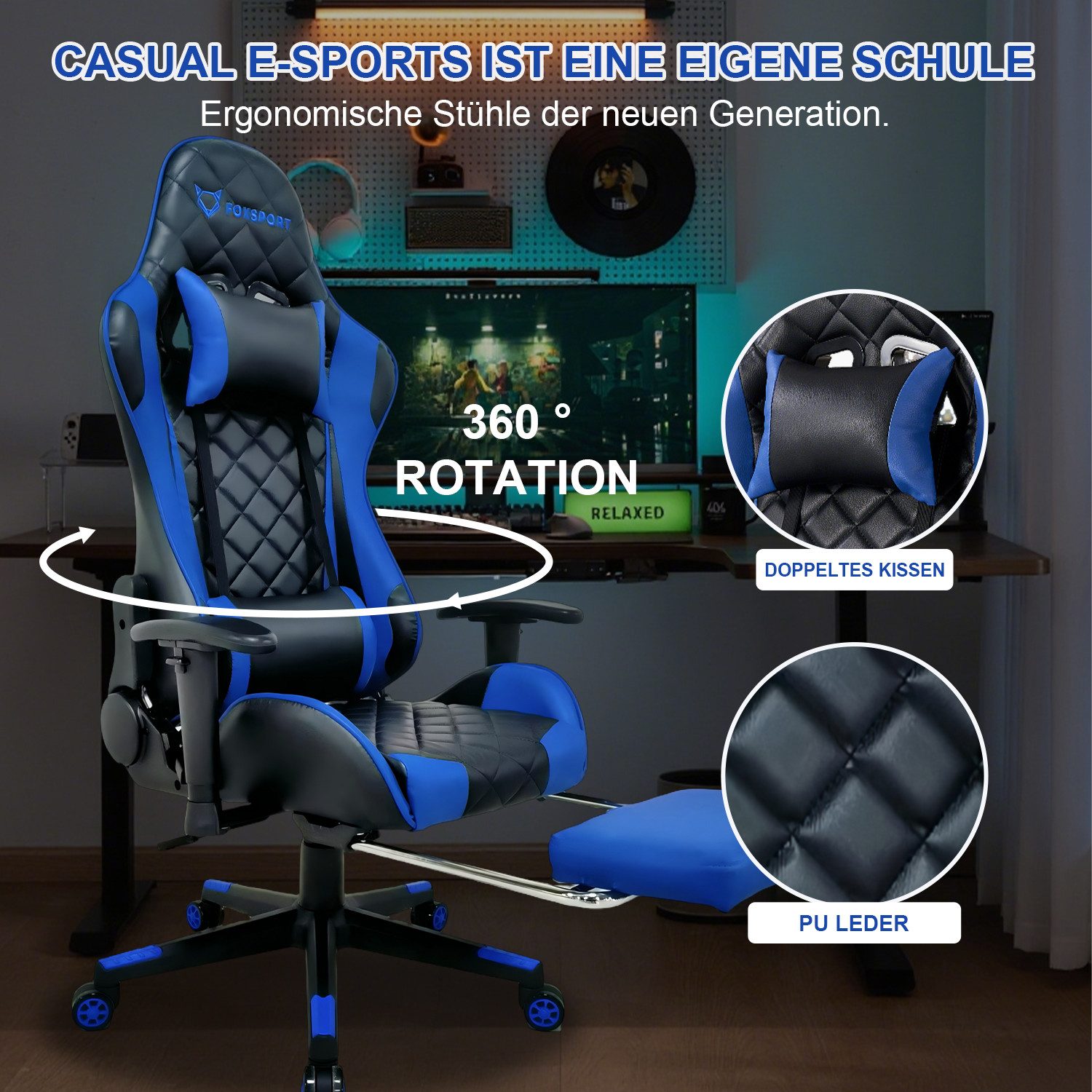 Seven Comfort Gaming-Stuhl Gaming Stuhl mit günstig online kaufen