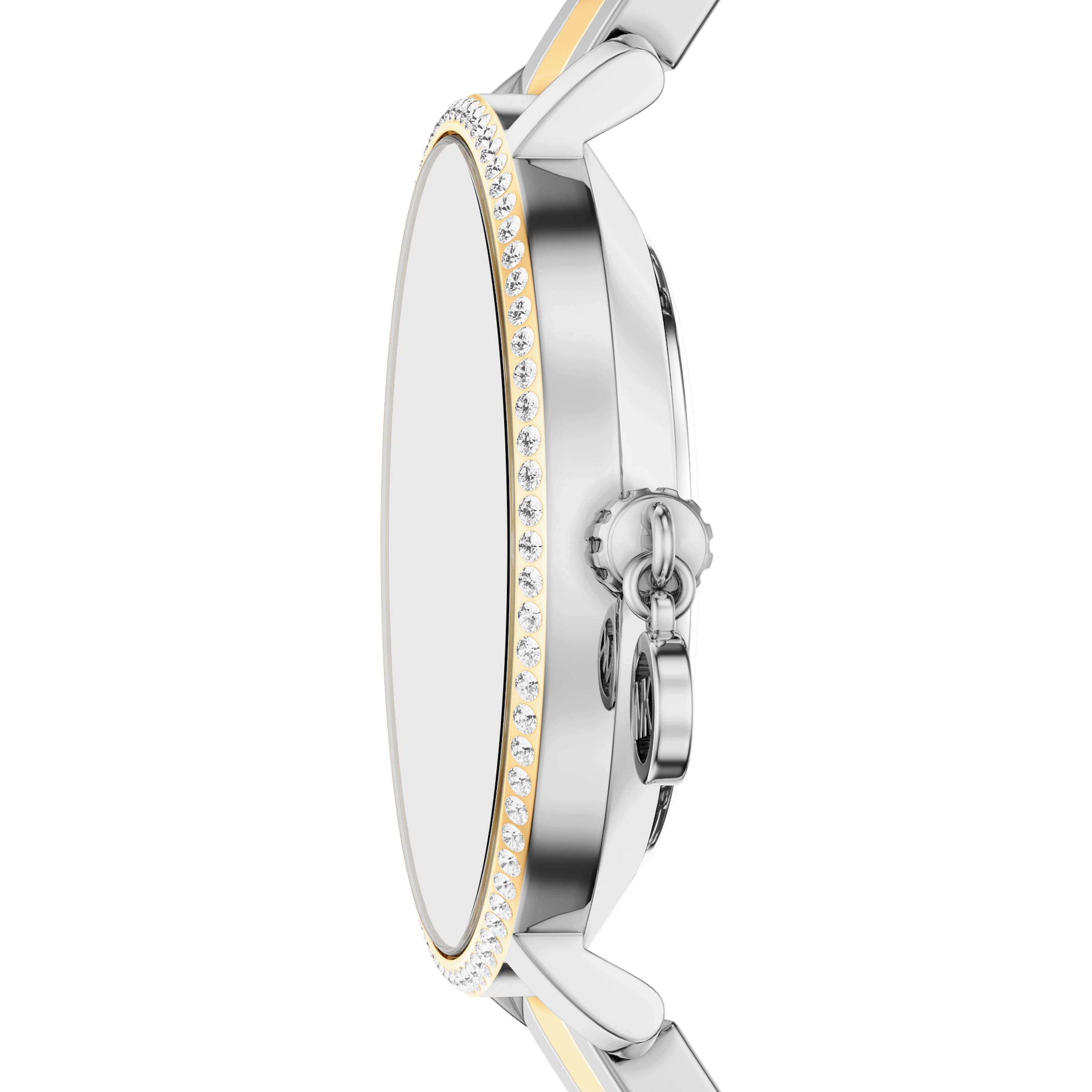 MICHAEL KORS Quarzuhr PYPER MK7574, Armbanduhr, Damenuhr, Edelstahlarmband, analog, Glassteine