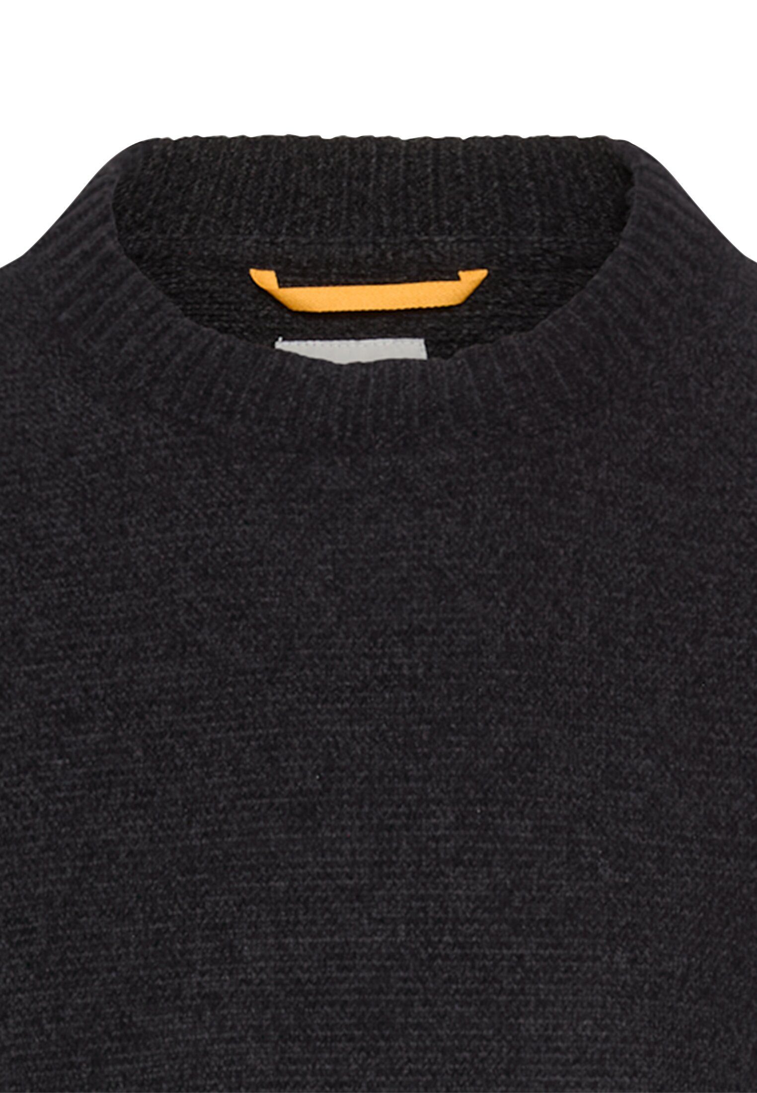 camel active Strickpullover mit Rundhalsausschnitt