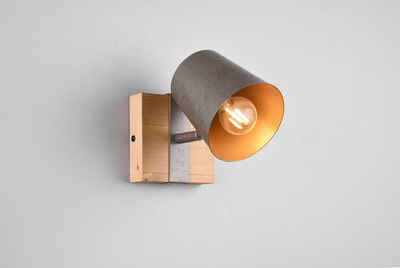 TRIO Leuchten Deckenstrahler Bell, ohne Leuchtmittel, Leuchtmittel wechselbar, Warmweiß, Spot 1-flammig zur Wand- und Deckenmontage / Leuchtmittel frei wählbar