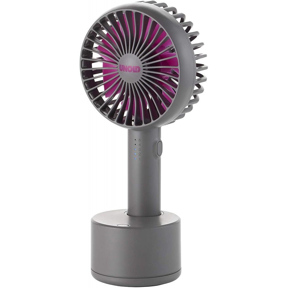 Unold Tischventilator Breezy Swing - Tischventilator - anthrazit/violett