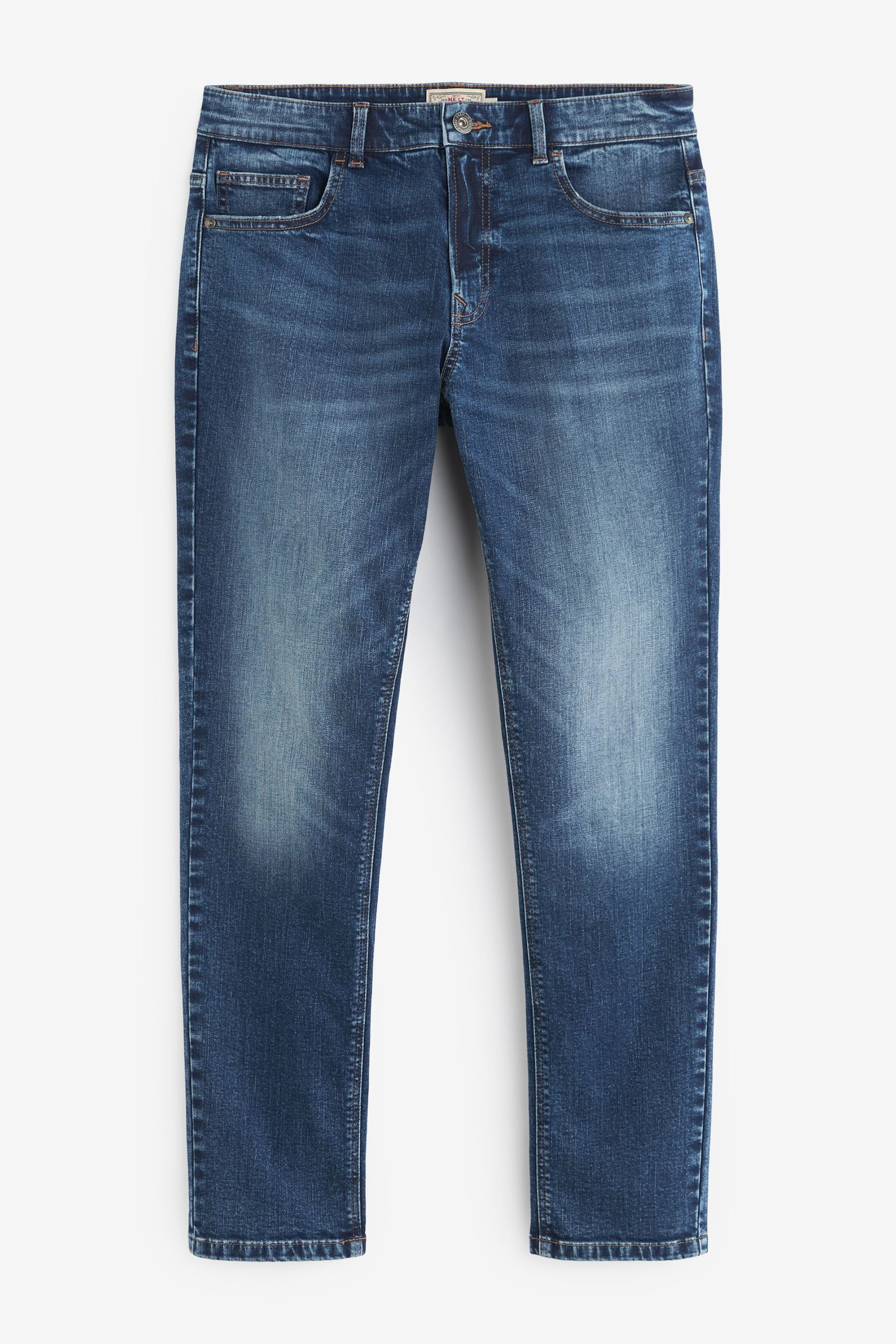 Next Slim-fit-Jeans Essential Slim Fit Jeans mit Stretch (1-tlg) Blue Wash