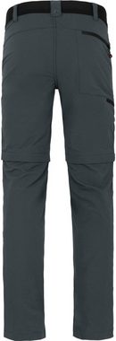 Bergson Zip-off-Hose ARRESÖ COMFORT Zipp Off Herren Wanderhose, leicht, strapazierfähig, Стандартні розміри, dunkel grau