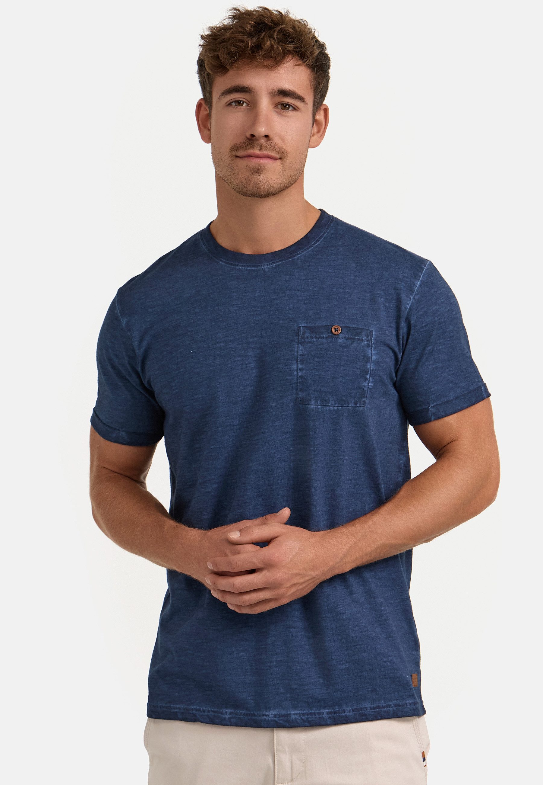 Indicode T-Shirt INKilmon T-Shirt mit Rundhals-Ausschnitt günstig online kaufen