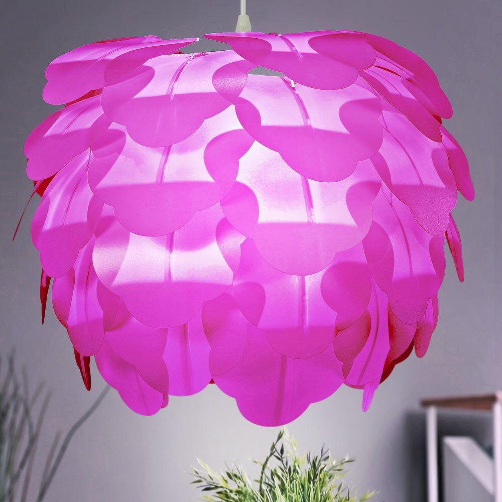 etc-shop LED Pendelleuchte, Beleuchtung inklusive, Leuchtmittel Licht Pendel Warmweiß, Lampe Hänge Blüte Leuchte Decken