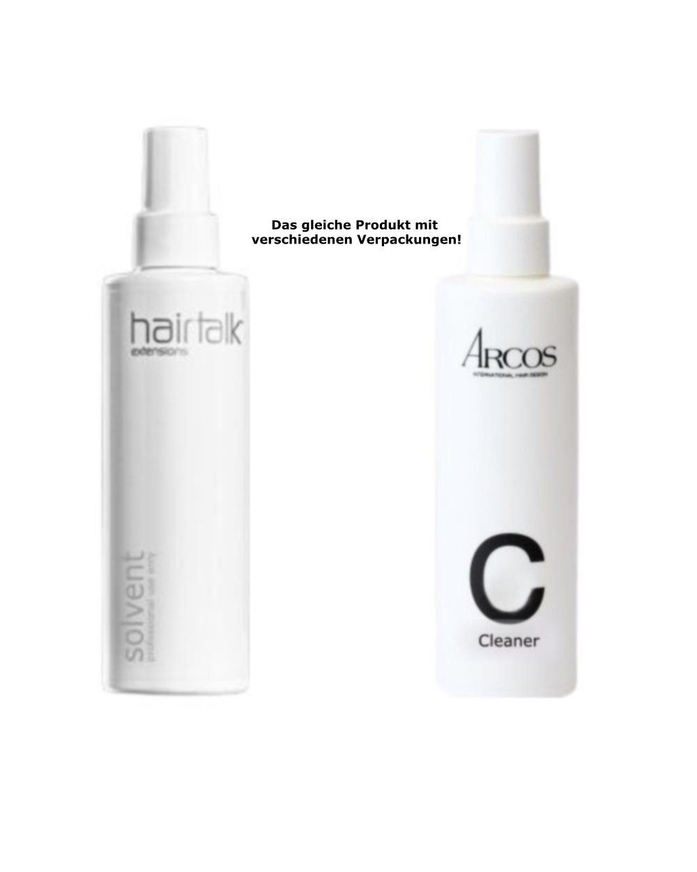 hairtalk Echthaar-Extension Hairtalk Solvent Cleaner Tape-in Extensions Entferner (200 ml), lösend, reinigend und entfettend