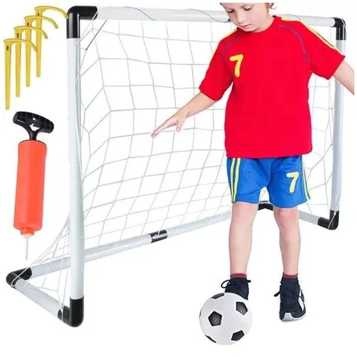Wisam Lernspielzeug Fußballtor + Ball + Pumpe 23459