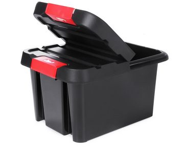 ONDIS24 Aufbewahrungsbox Dreh- und Stapelbox Malle Aufbewahrungsbox mit Deckel, 58 liter