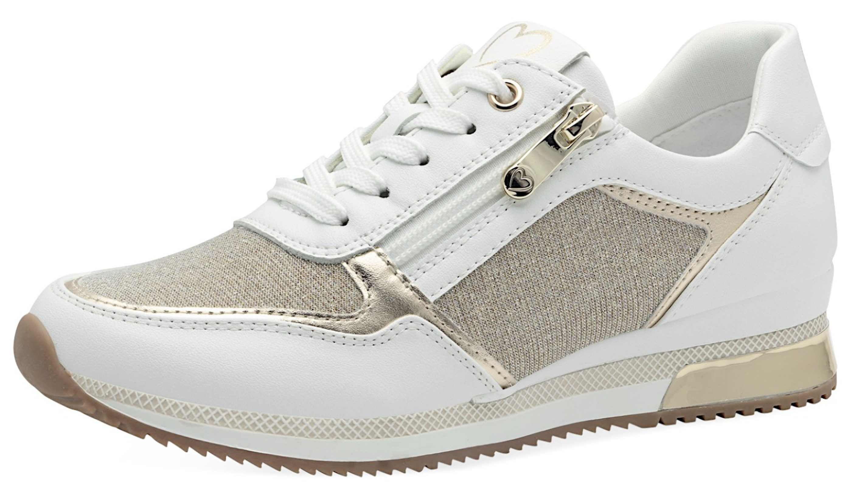 2-23713-41 137 White Gold Sneaker