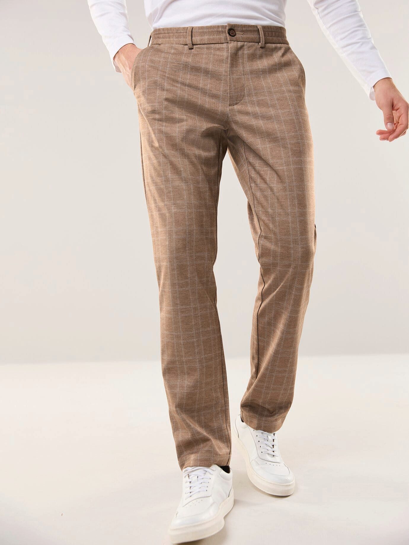 Walbusch Anzughose Herren Travelhose Modern Fit bügelfrei Chinohose, 360°-Stretch, Relaxbund 10cm, schnelltrocknend, knitterfrei