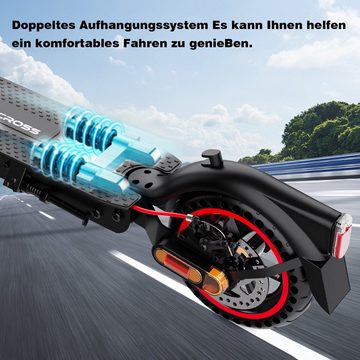 HITWAY E-Scooter 8.5 Zoll Klappbar E-roller 20km/h mit Strassenzulassung (eKFV) 3 Gänge, 400,00 W, 20,00 km/h, APP-Sperrfunktion