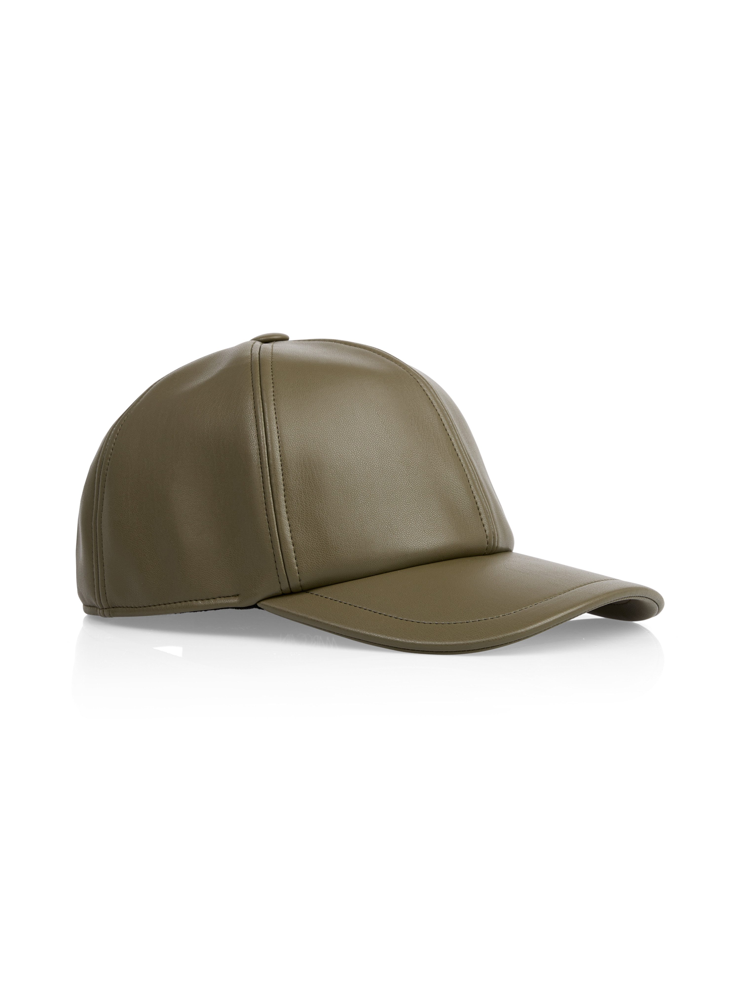 Strickmütze Cap aus Fake Nappa