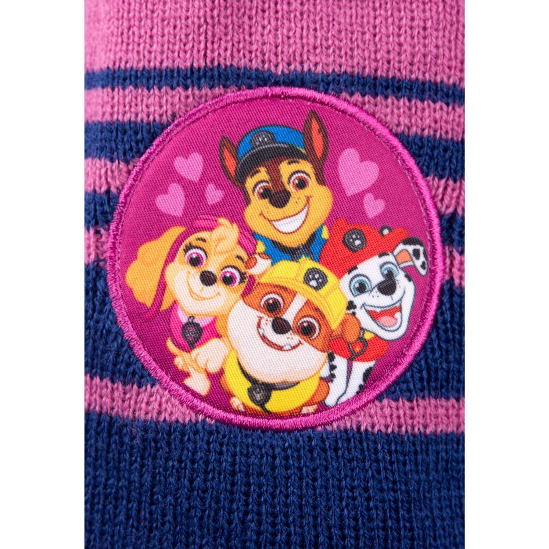 PAW PATROL Bommelmütze Mädchen Wintermütze One Size weiche Mütze für Alltag und Freizeit – Bild 2 von 3