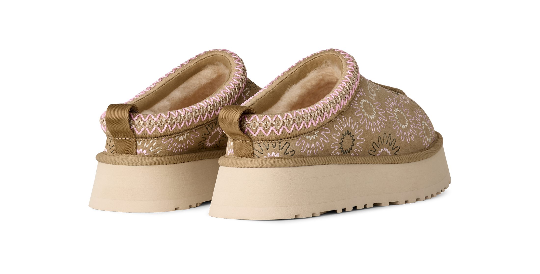 UGG TAZZ SUN STITCH Clog Schlupfschuh, Mule mit Anziehlasche