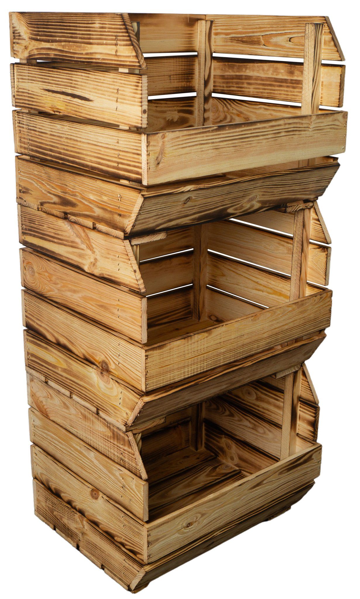 Kistenkolli Altes Land Allzweckkiste 3er Set Küchenregal 40x33x30 cm in gef günstig online kaufen