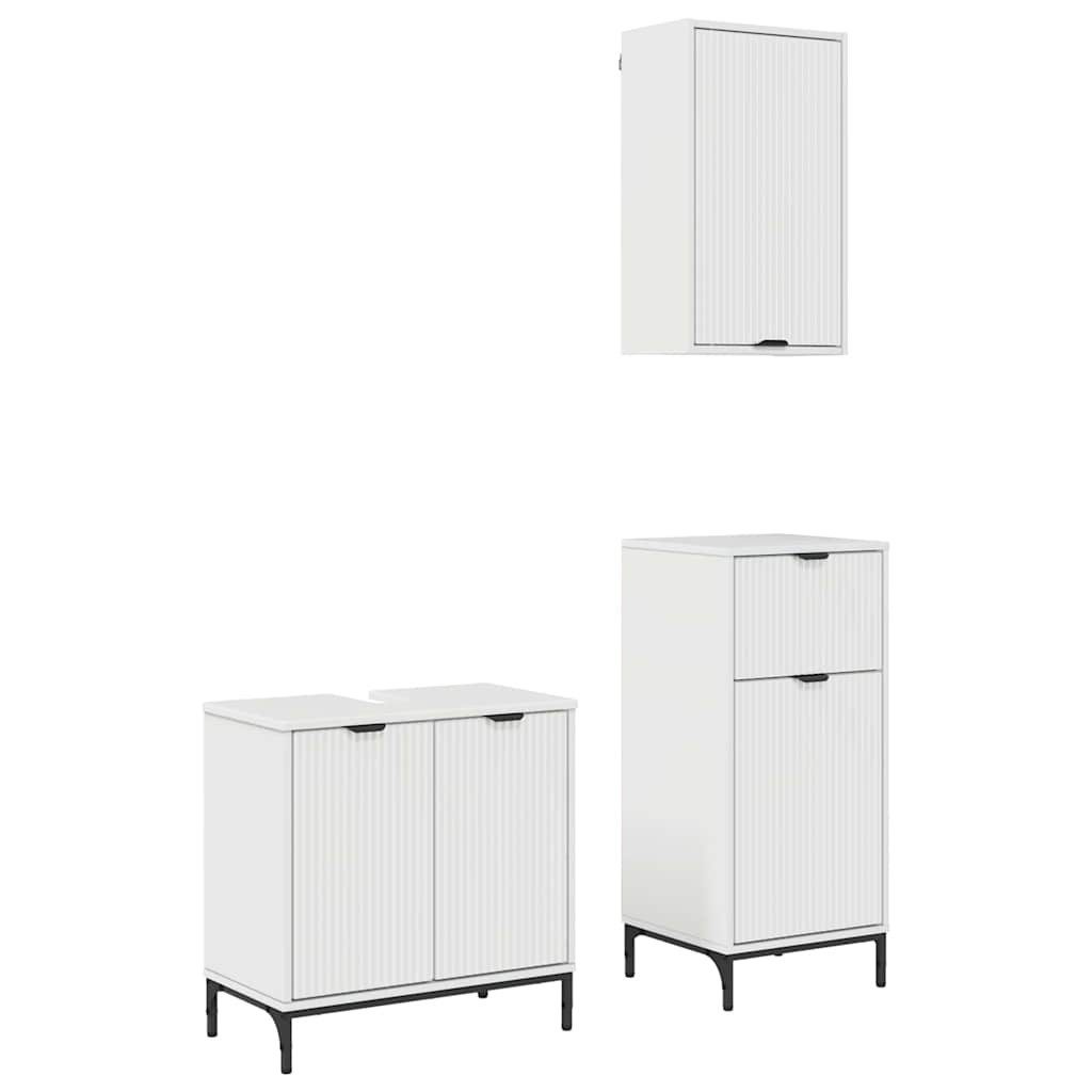 vidaXL Badezimmer-Set Badezimmermöbel Set 3 pcs günstig online kaufen