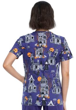 Cherokee Funktionsbluse Bunt bedruckter Damen Kasack "Haunted Halloween" Kasack mit Motiv