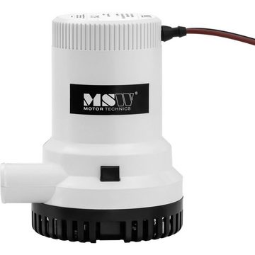 MSW Wasserpumpe Lenzpumpe Bilgenpumpe Bilgepumpe Boot 125 l/min 6 m IP68