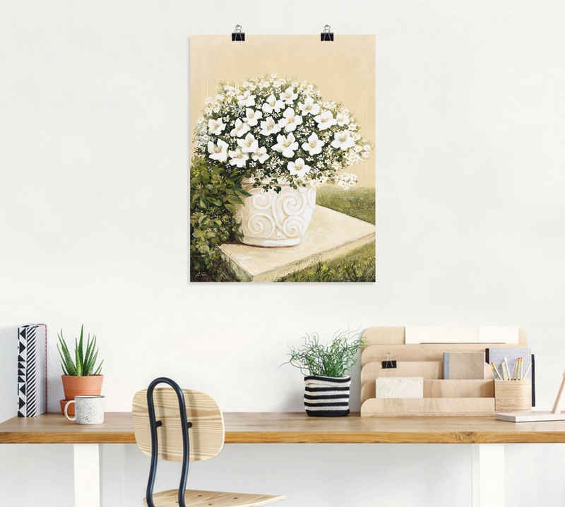 Artland Wandbild Blumentopf I, Blumen (1 St), als Alubild, Outdoorbild, Leinwandbild, Poster in verschied. Größen