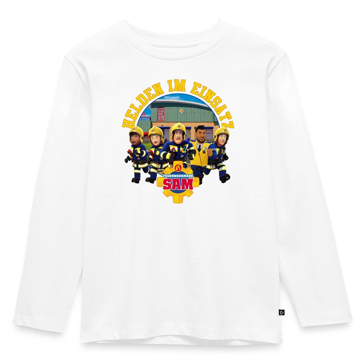 T-Shirt Feuerwehrmann Sam™ Helden Im Einsatz Kinder Premium Langarmshirt