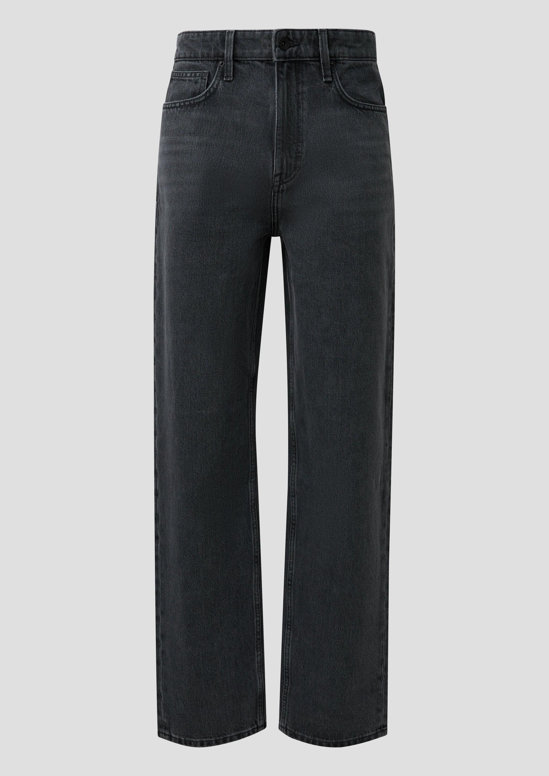 QS Regular-fit-Jeans Jeans-Hose Jeans / Loose Fit / Mid Rise / Straight Leg