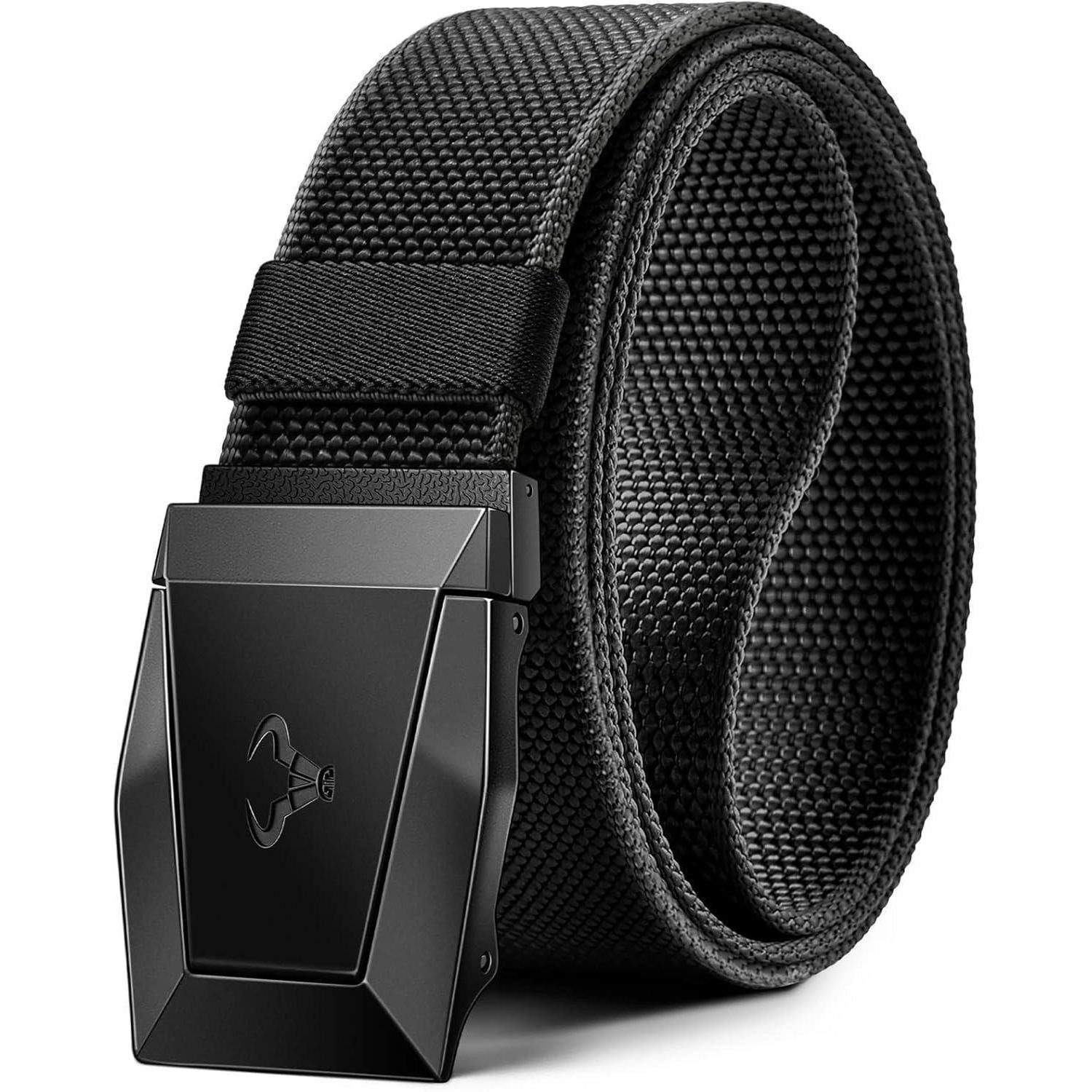 LuxusKollektion Synthetikgürtel Taktischer Gürtel Herren, Nylon, Schnellverschluss, Schwarz